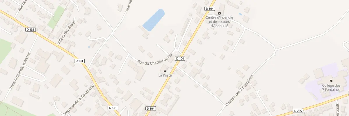 Plan du 21 Rue de l’Hôtel de Ville à Andouillé