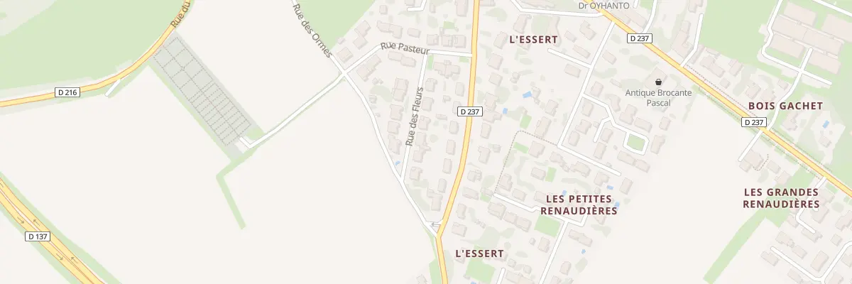 Plan du 7 Rue des Fleurs à Saint-Porchaire
