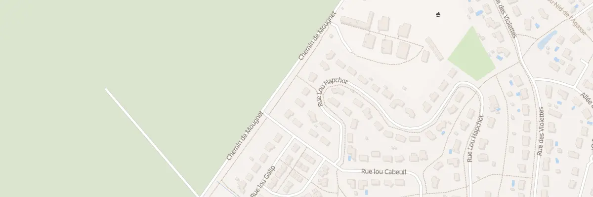 Plan du 6 Rue Lou Hapchot au Barp