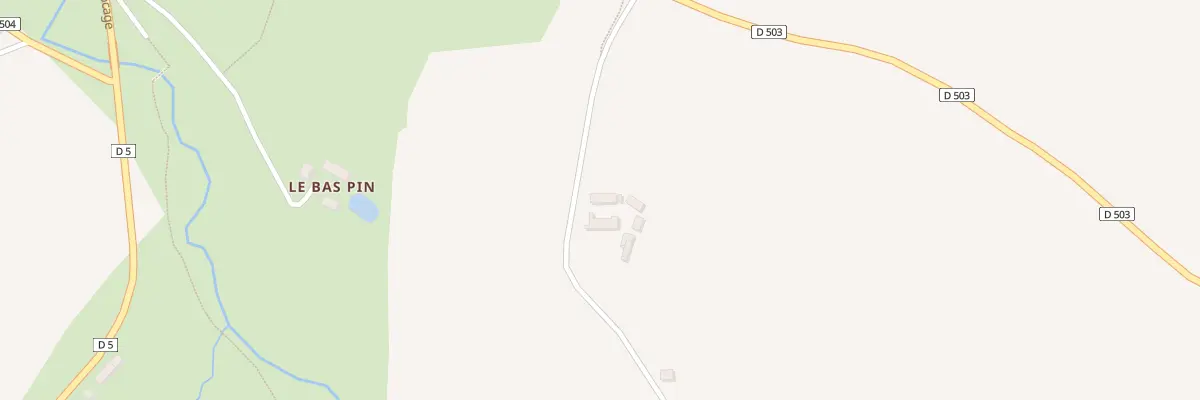 Plan du 4 La Vesquerie à Brecé
