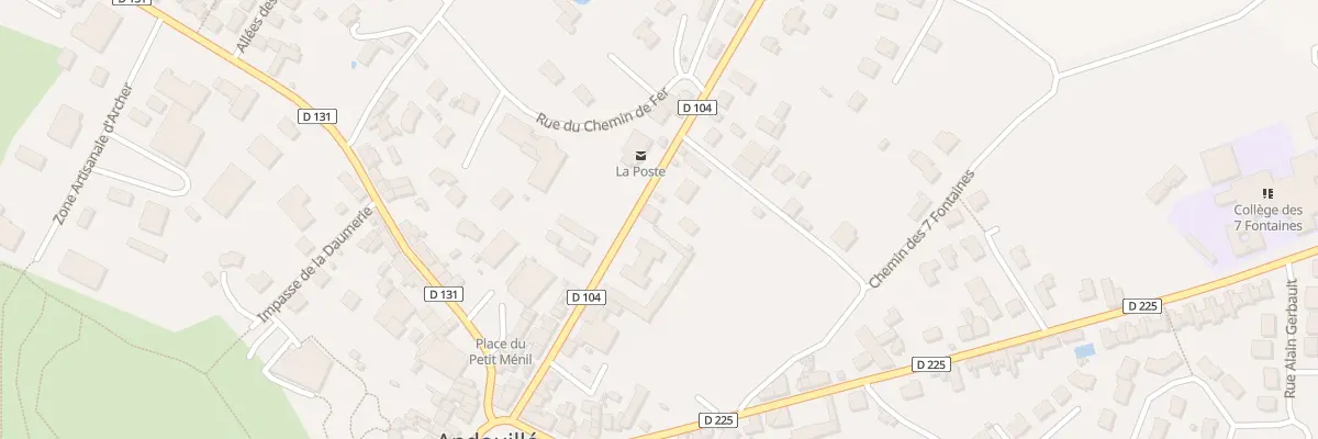 Plan du 20 Rue de l’Hôtel de Ville à Andouillé