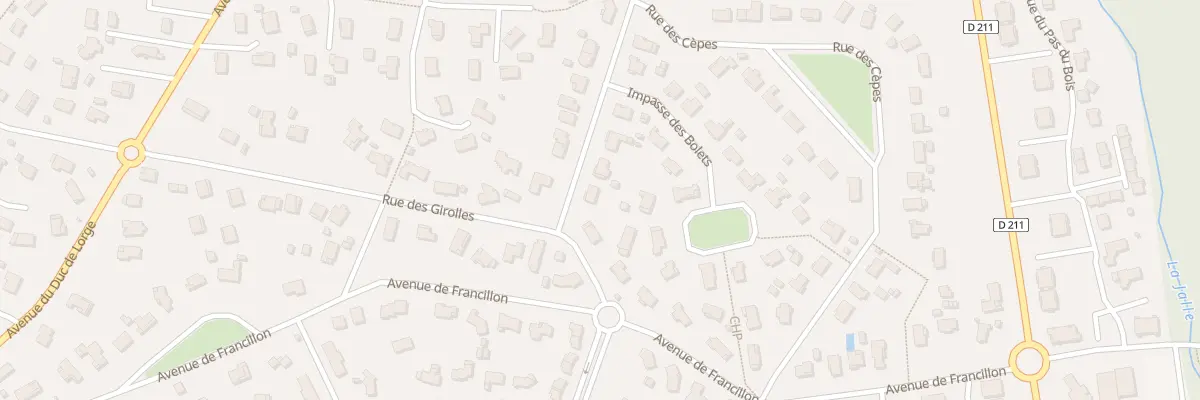 Plan du 985 Rue du Crabey à Saint-Jean-d’Illac