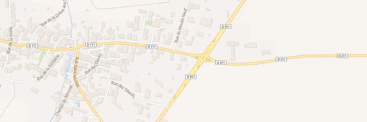 Plan du 1 Rue des Trois Ponts à Saint-Pierre-La-Noue