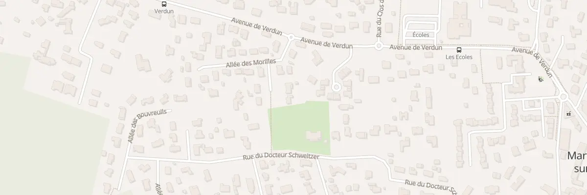 Plan du 5 All des Chanterelles à Martignas-sur-Jalle