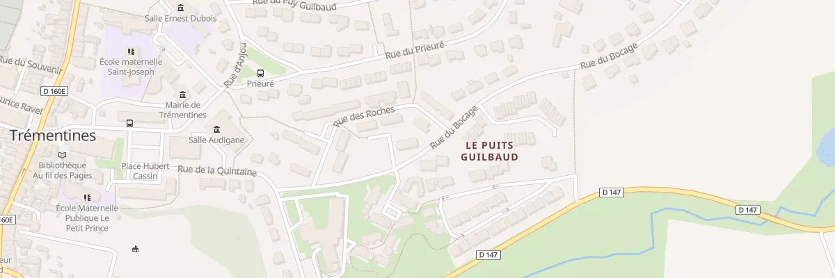 Plan du 7 Rue du Bocage à Trémentines