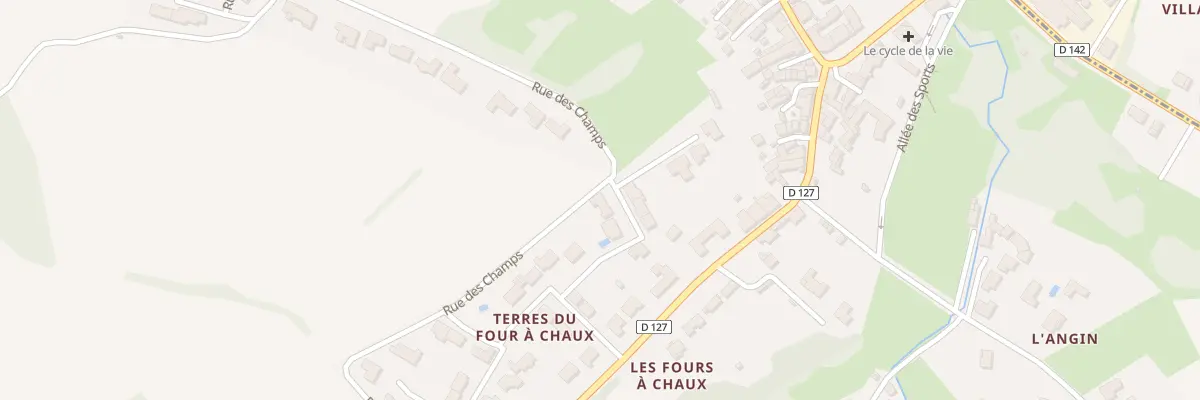 Plan du 7 Rue des Chaufourniers à Pisany
