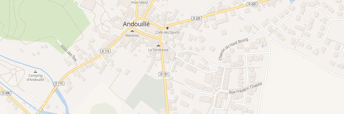 Plan du 6 Rue Félix Jean Marchais à Andouillé