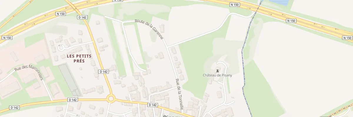 Plan du 8 Rue de la Tonnelle à Pisany