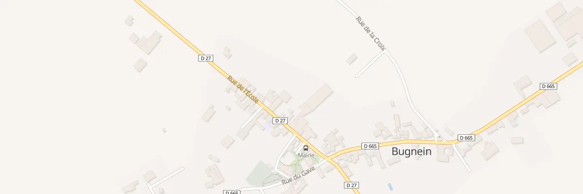 Plan du 8 Rue de l’Ecole à Bugnein