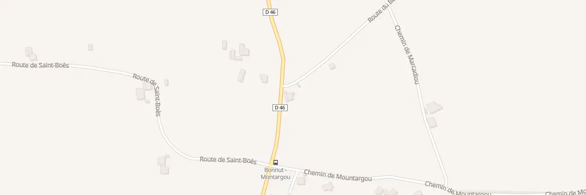 Plan du 530 Rte d’Amou à Bonnut