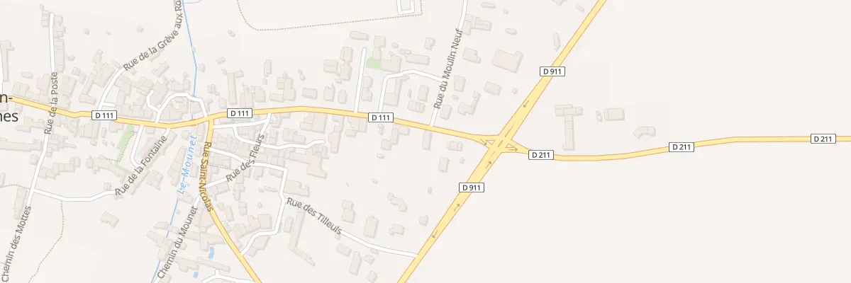 Plan du 5 Rue des Trois Ponts à Saint-Pierre-La-Noue