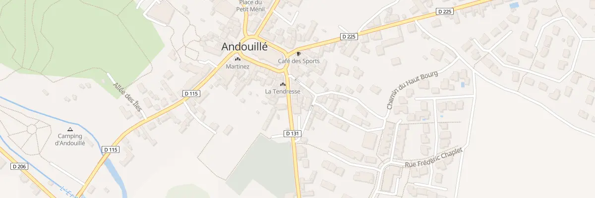 Plan du 15 Rue Ulphace Benoist à Andouillé