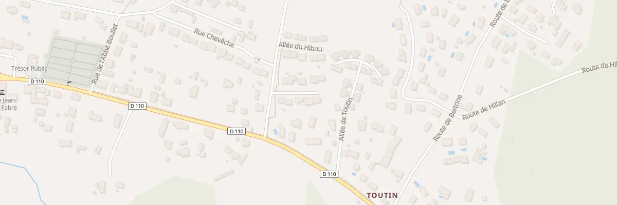 Plan du 7 All de la Hulotte à Belin-Béliet