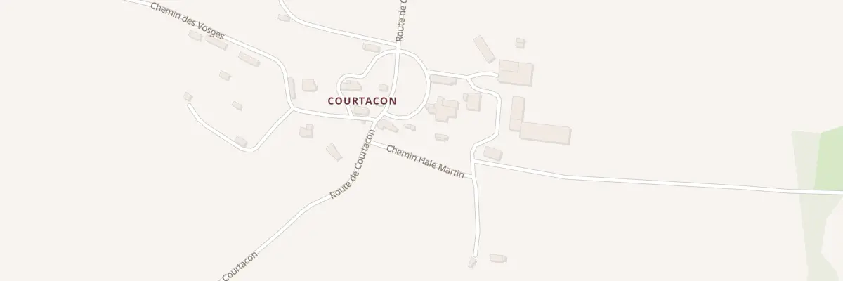 Plan du 6 Rte de Courtacon- St Charles à Valdallière