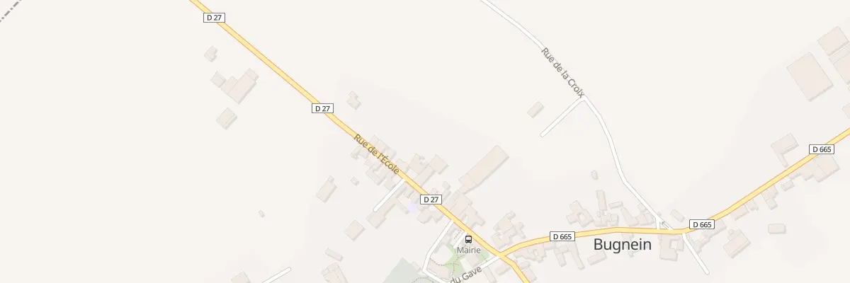 Plan du 10 Rue de l’Ecole à Bugnein