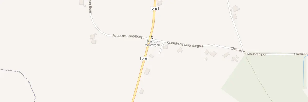 Plan du 370 Rte d’Amou à Bonnut