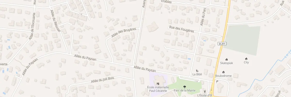 Plan du 60 Av des Pins à Saint-Jean-d’Illac