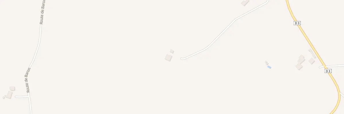 Plan du 393 All de Claouzere à Baigts