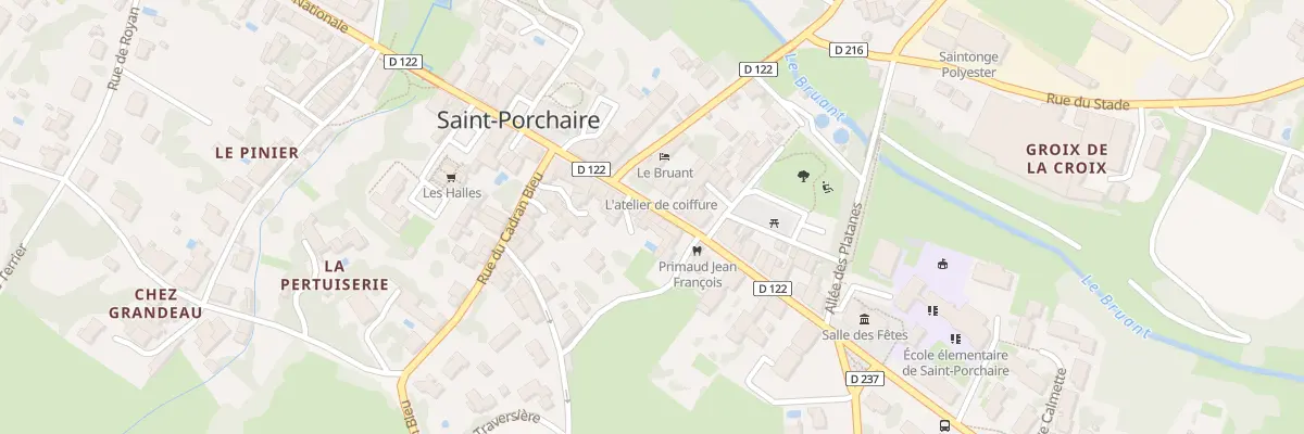 Plan du 53 Rue Nationale à Saint-Porchaire