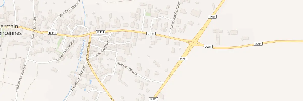 Plan du 9 Rue des Trois Ponts à Saint-Pierre-La-Noue