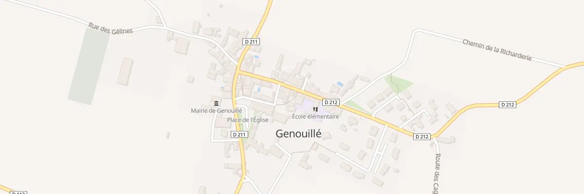 Plan du 14 Rue des Forgerons à Genouillé
