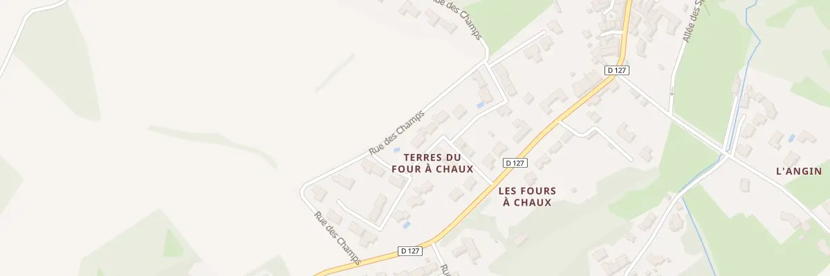 Plan du 12 Rue des Chaufourniers à Pisany