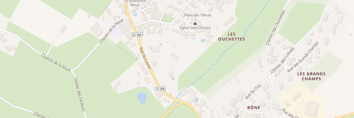 Plan du 5357 Les Ouchettes à L’Orbrie
