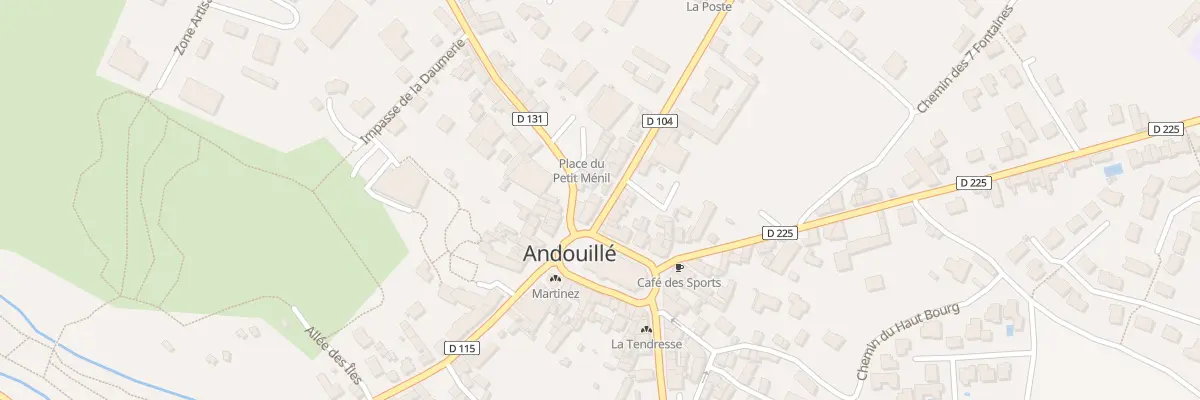 Plan du 3 Rue de l’Hôtel de Ville à Andouillé