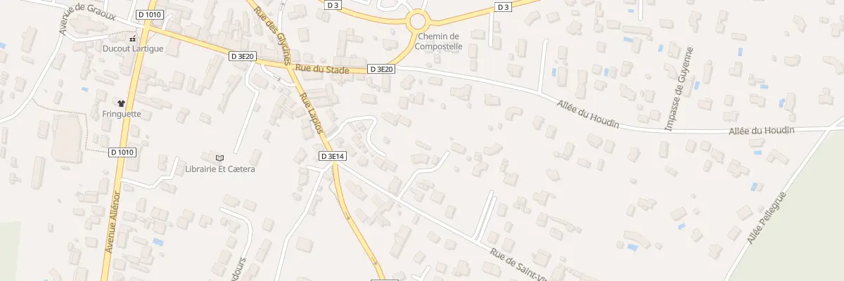 Plan du 11 Rue Lapios à Belin-Béliet