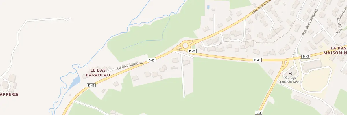 Plan du 5089A Rte de Pouzauges à Sèvremont
