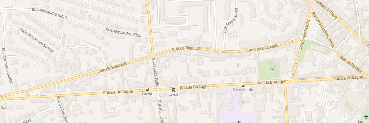Plan du 94 Rue de Bretagne à Laval