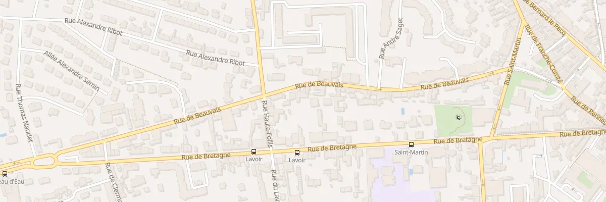 Plan du 65 Rue de Beauvais à Laval