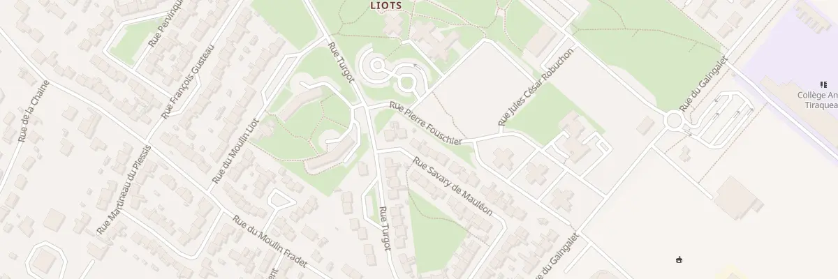 Plan du 44 Rue savary de mauléon à Fontenay-le-Comte