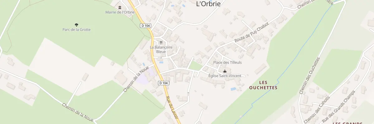 Plan du 17 Rte de Puy Chabot à L’Orbrie