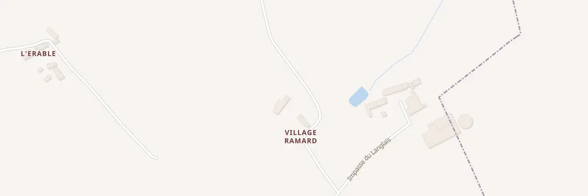 Plan du 112 Le Ramard à Mantilly