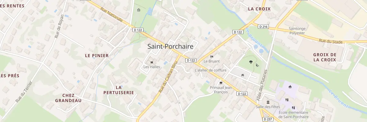 Plan du 71 Rue Nationale à Saint-Porchaire