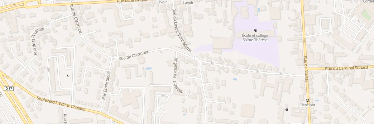 Plan du 61 Rue de Clermont à Laval