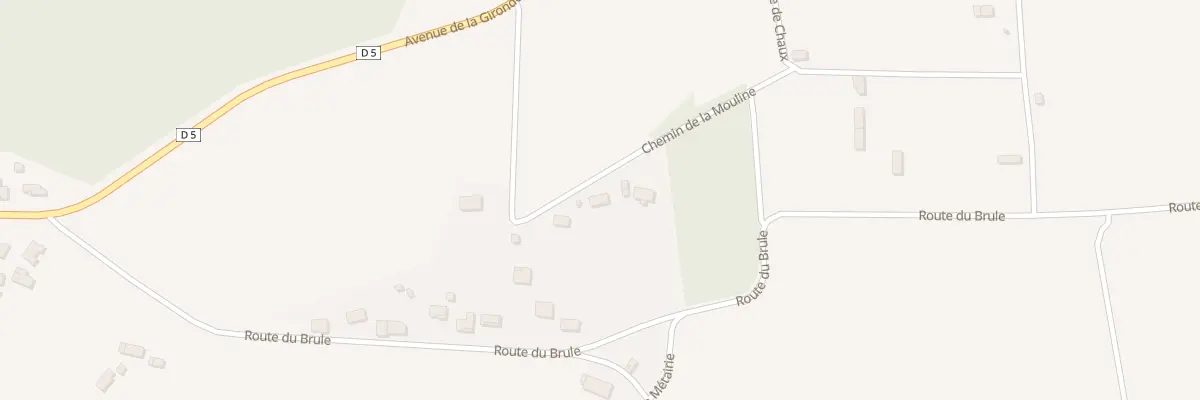 Plan du 5 Chem de la Mouline à Moulis-en-Médoc
