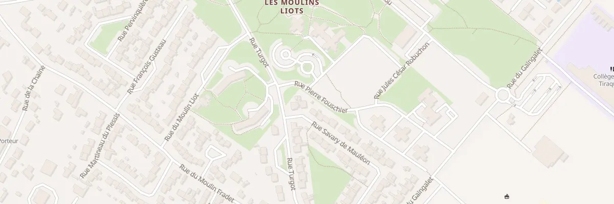 Plan du 46 Rue savary de mauléon à Fontenay-le-Comte