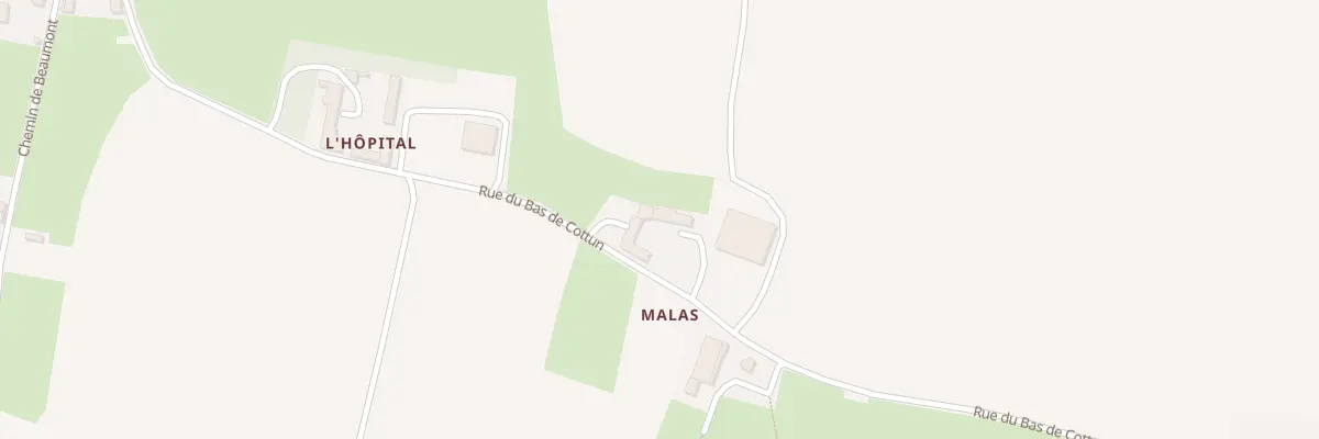 Plan du 5 Rue du Bas de Cottun à Cottun