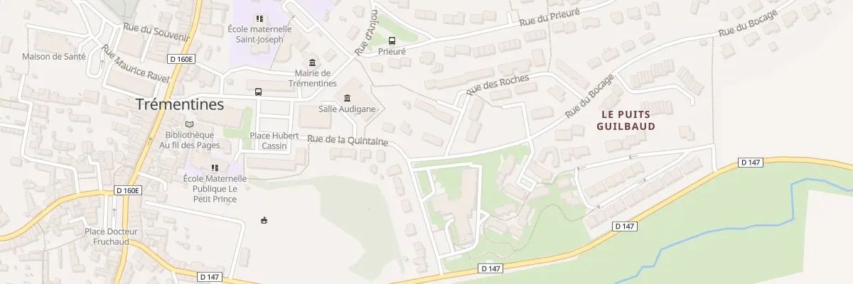 Plan du 3 Rue du Bocage à Trémentines