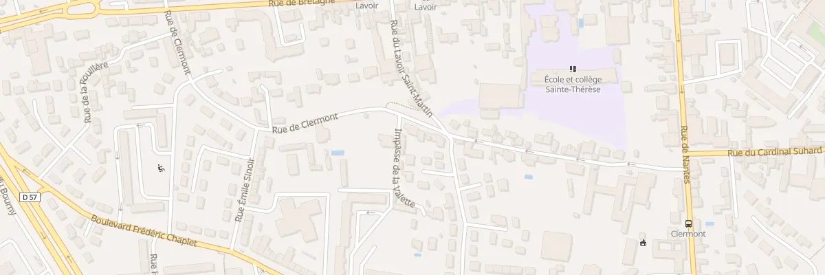 Plan du 63 Rue de Clermont à Laval