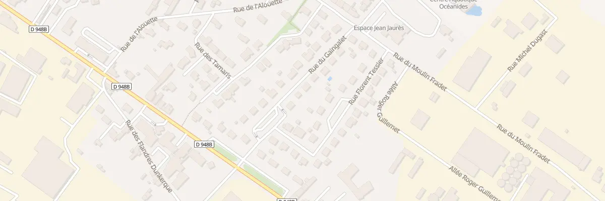 Plan du 10 Rue du gaingalet à Fontenay-le-Comte