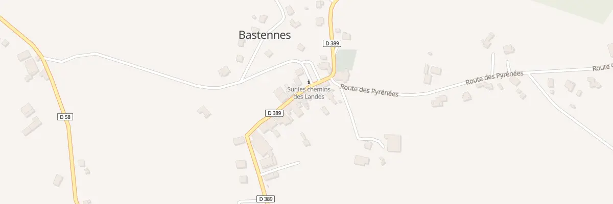 Plan du 54 Rte du Bourg à Bastennes