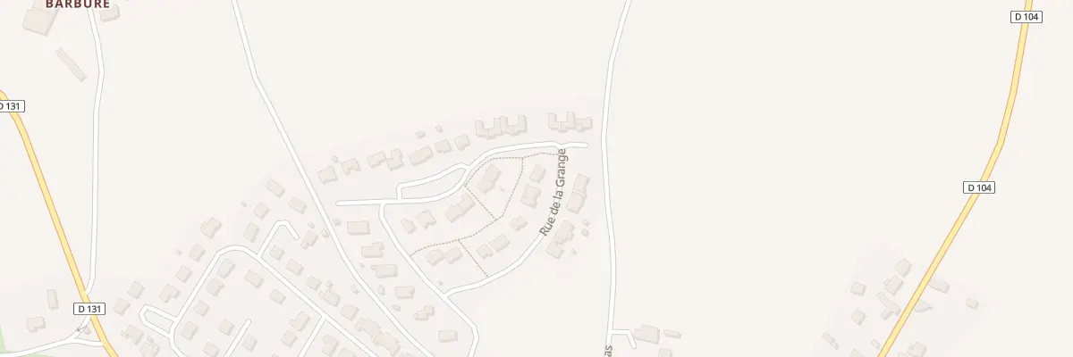 Plan du 34 Rue de la Grange à Andouillé