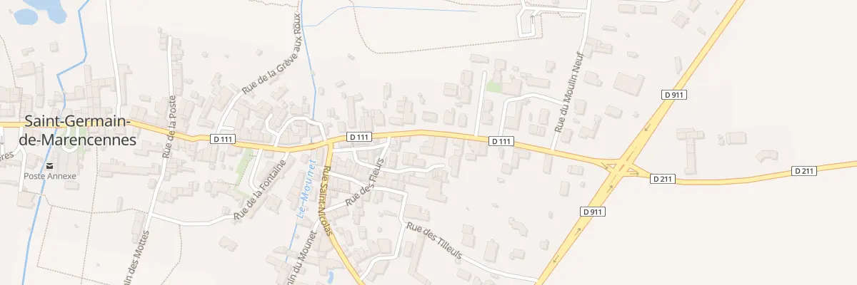 Plan du 19 Rue des Trois Ponts à Saint-Pierre-La-Noue