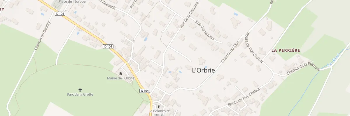 Plan du 24 Rue de la chaume à L’Orbrie