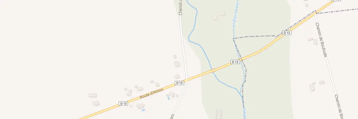 Plan du 43 Che de Brahamet à Arsague