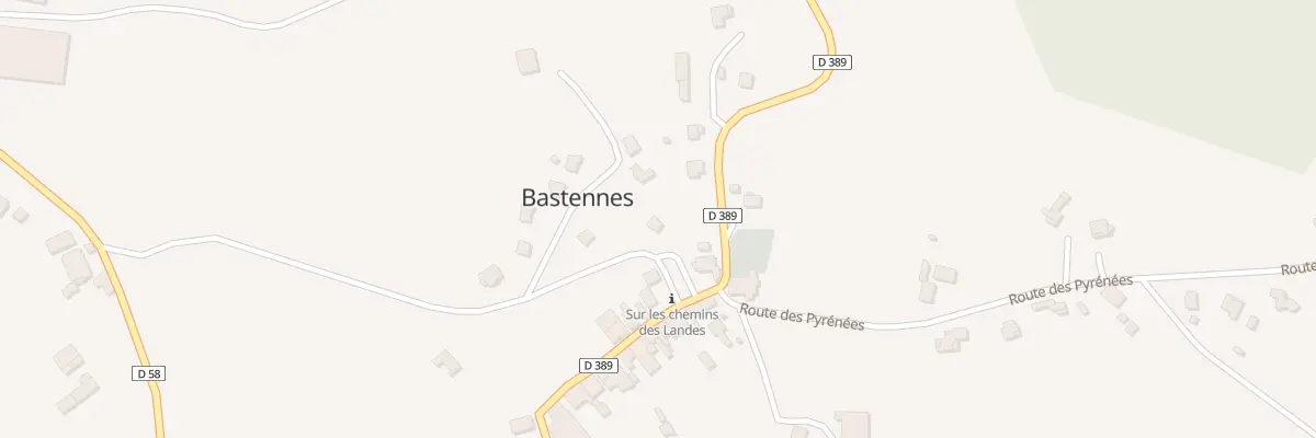 Plan du 43 Rte de la Coustéte à Bastennes