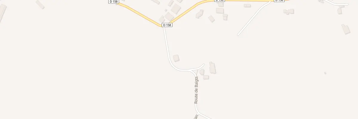 Plan du 153 Rte de Baigts à Lahosse